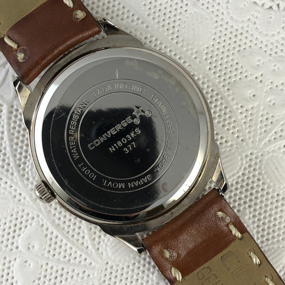 Converse All Star Basketball Watch Leather Strap - Picture 3 of 6